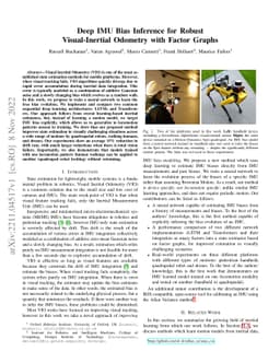 Deep IMU Bias Inference for Robust Visual-Inertial Odometry with Factor
  Graphs