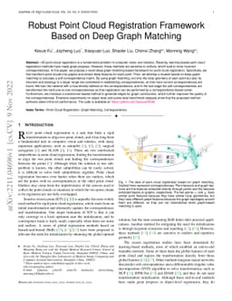 Robust Point Cloud Registration Framework Based on Deep Graph
  Matching(TPAMI Version)