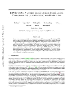 ERNIE-UniX2: A Unified Cross-lingual Cross-modal Framework for
  Understanding and Generation