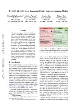 EvEntS ReaLM: Event Reasoning of Entity States via Language Models