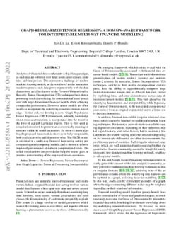 Graph-Regularized Tensor Regression: A Domain-Aware Framework for
  Interpretable Multi-Way Financial Modelling