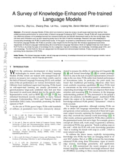 A Survey of Knowledge Enhanced Pre-trained Language Models