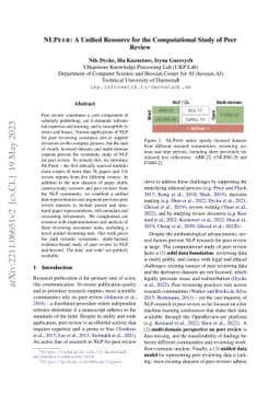 NLPeer: A Unified Resource for the Computational Study of Peer Review