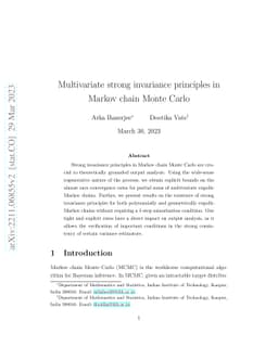 Multivariate strong invariance principles in Markov chain Monte Carlo