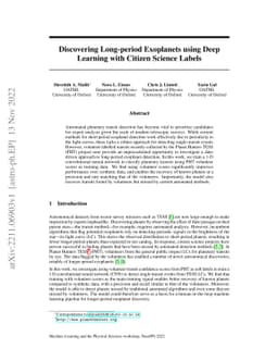 Discovering Long-period Exoplanets using Deep Learning with Citizen
  Science Labels