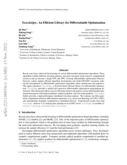 TorchOpt: An Efficient Library for Differentiable Optimization