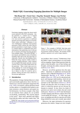 Multi-VQG: Generating Engaging Questions for Multiple Images
