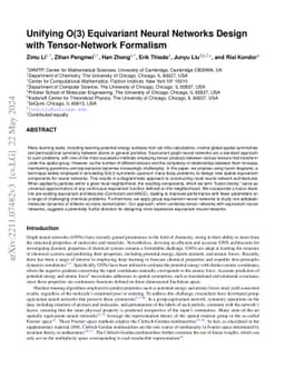 Unifying O(3) Equivariant Neural Networks Design with Tensor-Network
  Formalism