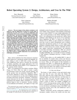 Robot Operating System 2: Design, Architecture, and Uses In The Wild