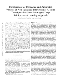 Coordination for Connected and Automated Vehicles at Non-signalized
  Intersections: A Value Decomposition-based Multiagent Deep Reinforcement
  Learning Approach