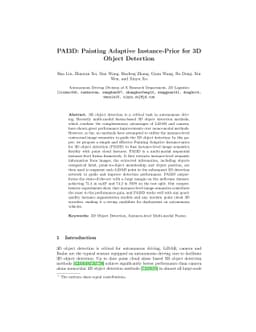 PAI3D: Painting Adaptive Instance-Prior for 3D Object Detection