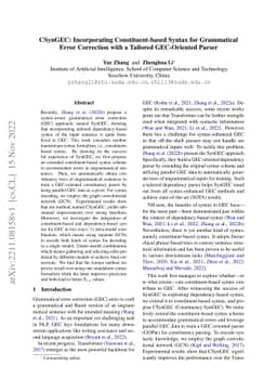 CSynGEC: Incorporating Constituent-based Syntax for Grammatical Error
  Correction with a Tailored GEC-Oriented Parser