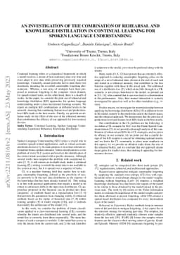 An Investigation of the Combination of Rehearsal and Knowledge
  Distillation in Continual Learning for Spoken Language Understanding