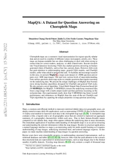 MapQA: A Dataset for Question Answering on Choropleth Maps