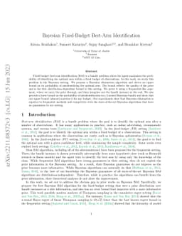 Bayesian Fixed-Budget Best-Arm Identification
