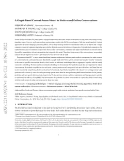A Graph-Based Context-Aware Model to Understand Online Conversations