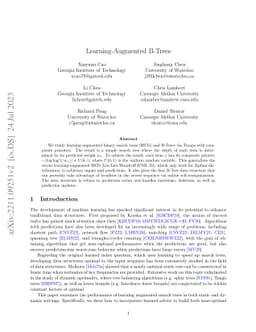 On the Power of Learning-Augmented Search Trees