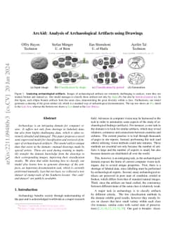 ArcAid: Analysis of Archaeological Artifacts using Drawings