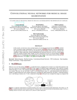 Convolutional neural networks for medical image segmentation