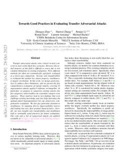 Towards Good Practices in Evaluating Transfer Adversarial Attacks