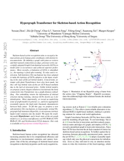 Hypergraph Transformer for Skeleton-based Action Recognition
