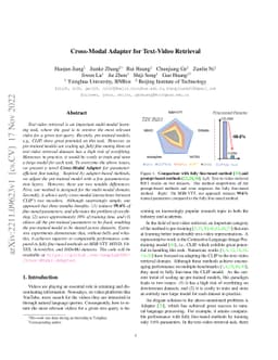 Cross-Modal Adapter for Text-Video Retrieval