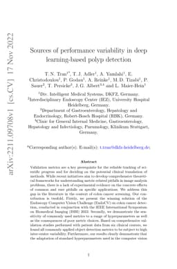 Sources of performance variability in deep learning-based polyp
  detection