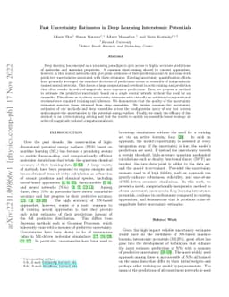 Fast Uncertainty Estimates in Deep Learning Interatomic Potentials