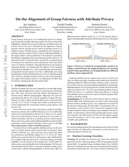 On the Alignment of Group Fairness with Attribute Privacy