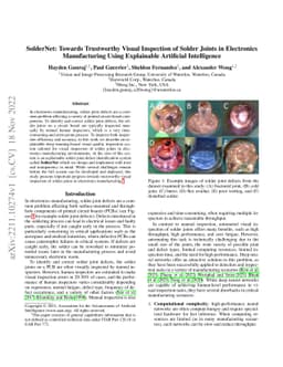 SolderNet: Towards Trustworthy Visual Inspection of Solder Joints in
  Electronics Manufacturing Using Explainable Artificial Intelligence