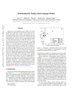 Task Residual for Tuning Vision-Language Models