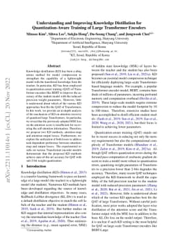 Understanding and Improving Knowledge Distillation for
  Quantization-Aware Training of Large Transformer Encoders
