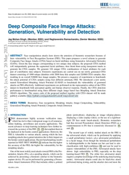 Deep Composite Face Image Attacks: Generation, Vulnerability and
  Detection