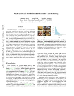 Patch-level Gaze Distribution Prediction for Gaze Following