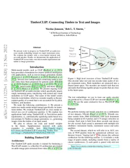 TimbreCLIP: Connecting Timbre to Text and Images