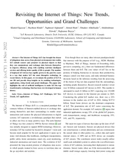 Revisiting the Internet of Things: New Trends, Opportunities and Grand
  Challenges