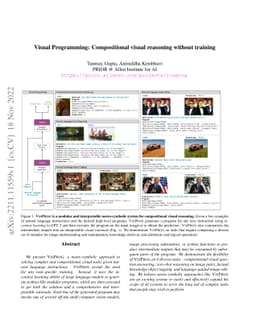 Visual Programming: Compositional visual reasoning without training
