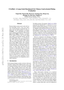 CGoDial: A Large-Scale Benchmark for Chinese Goal-oriented Dialog
  Evaluation