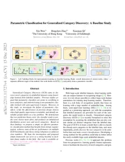 Parametric Classification for Generalized Category Discovery: A Baseline
  Study