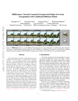 DiffDreamer: Towards Consistent Unsupervised Single-view Scene
  Extrapolation with Conditional Diffusion Models
