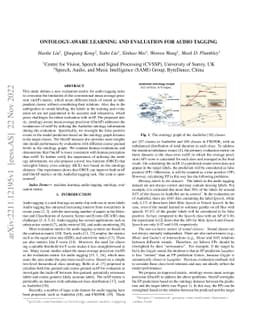 Ontology-aware Learning and Evaluation for Audio Tagging