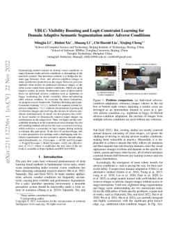 VBLC: Visibility Boosting and Logit-Constraint Learning for Domain
  Adaptive Semantic Segmentation under Adverse Conditions