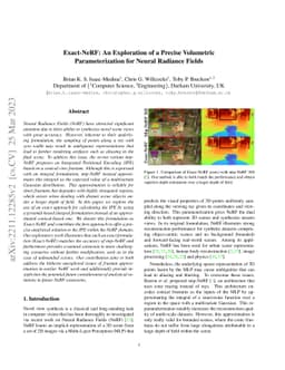 Exact-NeRF: An Exploration of a Precise Volumetric Parameterization for
  Neural Radiance Fields