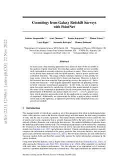 Cosmology from Galaxy Redshift Surveys with PointNet