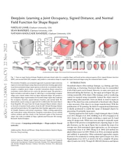 DeepJoin: Learning a Joint Occupancy, Signed Distance, and Normal Field
  Function for Shape Repair