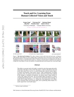 Touch and Go: Learning from Human-Collected Vision and Touch