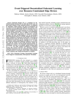 Event-Triggered Decentralized Federated Learning over
  Resource-Constrained Edge Devices