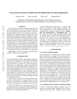 Evaluating Feature Attribution Methods for Electrocardiogram