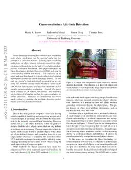 Open-vocabulary Attribute Detection
