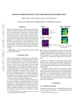Physics-informed neural networks for pathloss prediction